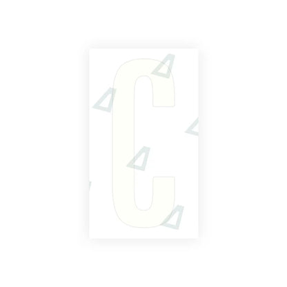 Nanofilm Ecoslick™ for US (Idaho) Moto license plates - Symbol "C"