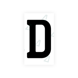 Nanofilm Ecoslick™ für deutsche Nummernschilder - Symbol "D"