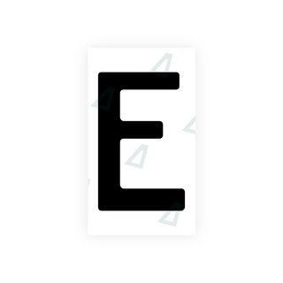 Nanofilm Ecoslick™ für deutsche Nummernschilder - Symbol "E"