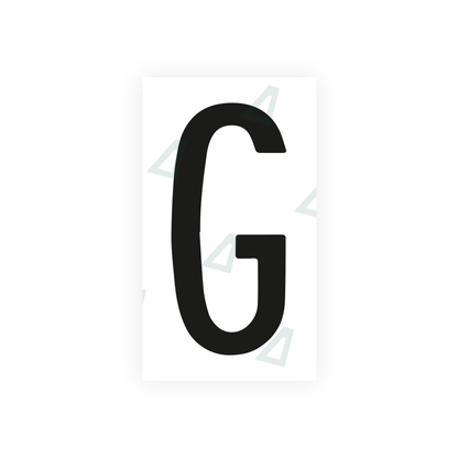 Nanofilm Ecoslick™ for mexican license plates - Symbol "G"