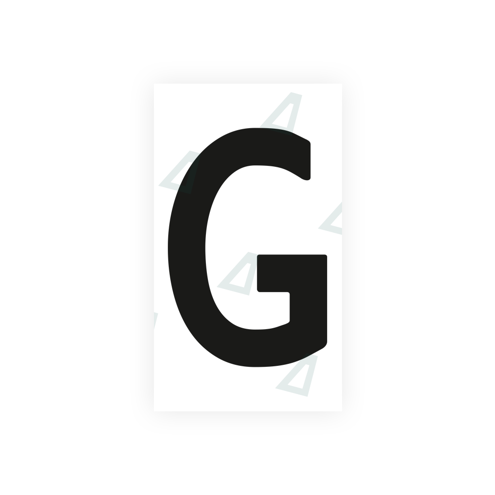Nanofilm Ecoslick™ for dutch license plates - Symbol "G"