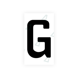 Nanofilm Ecoslick™ für deutsche Nummernschilder - Symbol "G"