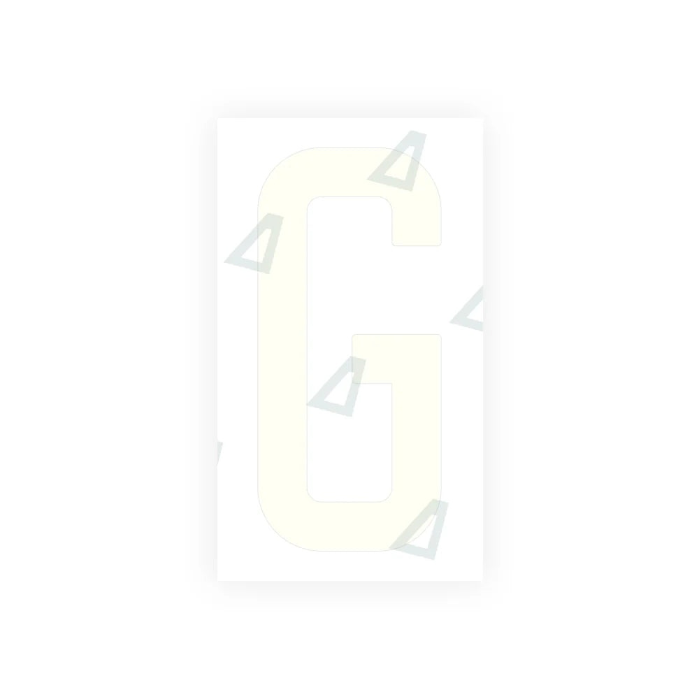 Nanofilm Ecoslick™ for US (South Dakota) Moto license plates - Symbol "G"
