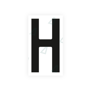 Nanofilm Ecoslick™ for czech license plates - Symbol "H"