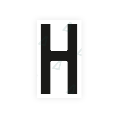 Nanofilm Ecoslick™ for czech license plates - Symbol "H"