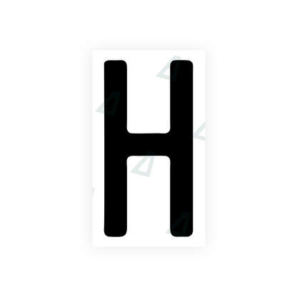 Nanofilm Ecoslick™ for swiss license plates - Symbol "H"