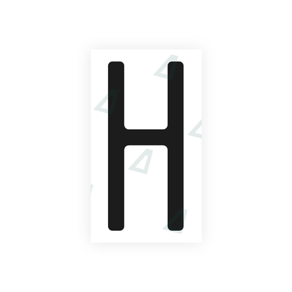 Nanofilm Ecoslick™ for US (Missouri) license plates - Symbol "H"