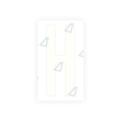 Nanofilm Ecoslick™ for US (Iowa) Moto license plates - Symbol "H"