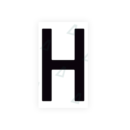 Nanofilm Ecoslick™ for spanish license plates - Symbol "H"