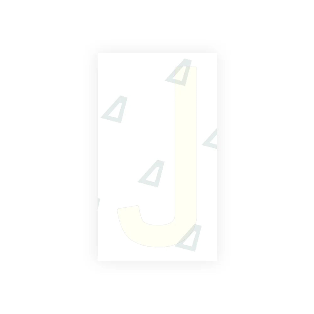 Nanofilm Ecoslick™ for US (South Dakota) Moto license plates - Symbol "J"