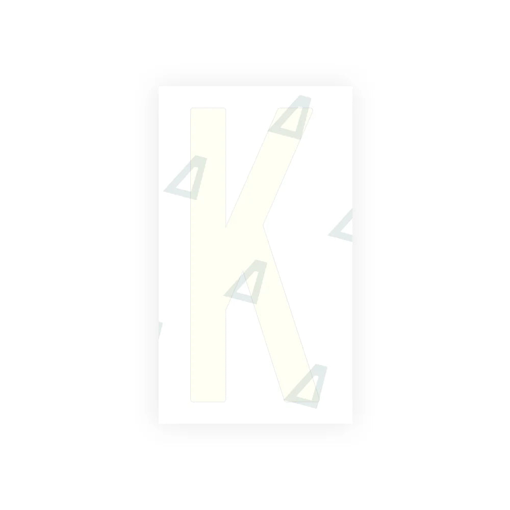 Nanofilm Ecoslick™ for US (South Dakota) Moto license plates - Symbol "K"