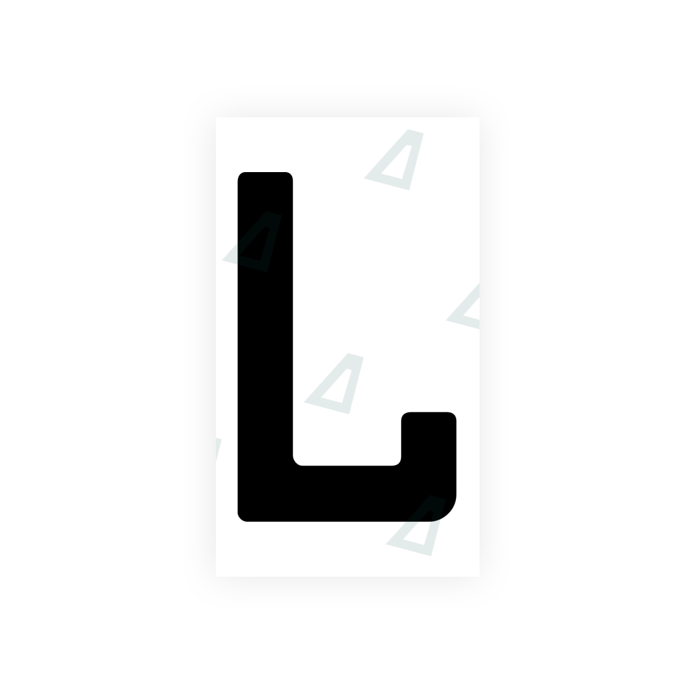 Nanofilm Ecoslick™ for german (wide) number plates - Symbol "L"