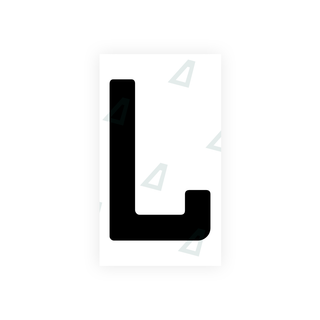 Nanofilm Ecoslick™ für deutsche Nummernschilder - Symbol "L"