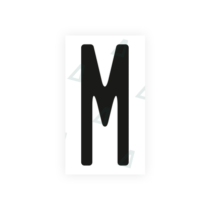 Nanofilm Ecoslick™ for US (Ohio 2013) license plates - Symbol "M"