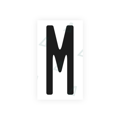 Nanofilm Ecoslick™ for US (Ontario) license plates - Symbol "M"