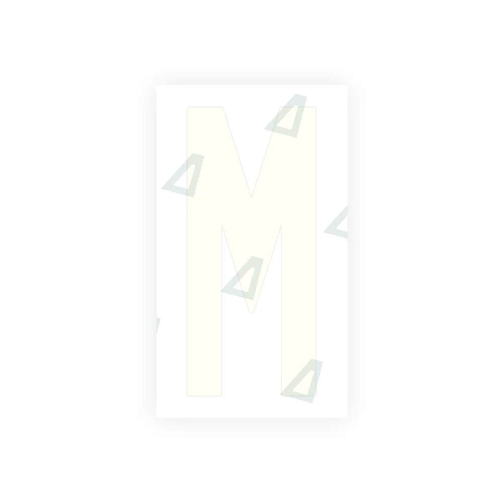 Nanofilm Ecoslick™ for US (South Dakota) Moto license plates - Symbol "M"