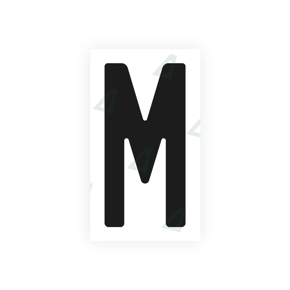 Nanofilm Ecoslick™ for AUS (Victoria) license plates - Symbol "M"