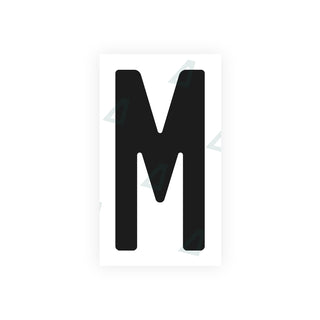 Nanofilm Ecoslick™ for AUS (Victoria) license plates - Symbol "M"