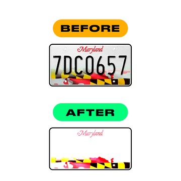Nanofilm Ecoslick™ - For 1 license plates (US version)