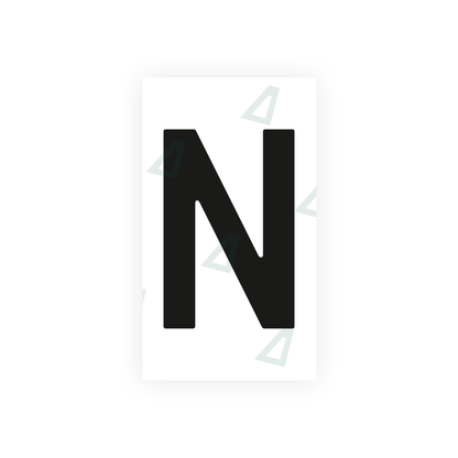 Nanofilm Ecoslick™ for dutch license plates - Symbol "N"