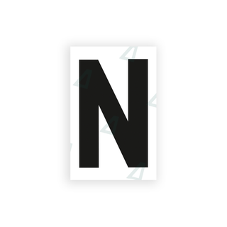 Nanofilm Ecoslick™ for UK license plates - Symbol "N"