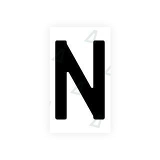 Nanofilm Ecoslick™ für deutsche Nummernschilder - Symbol "N"