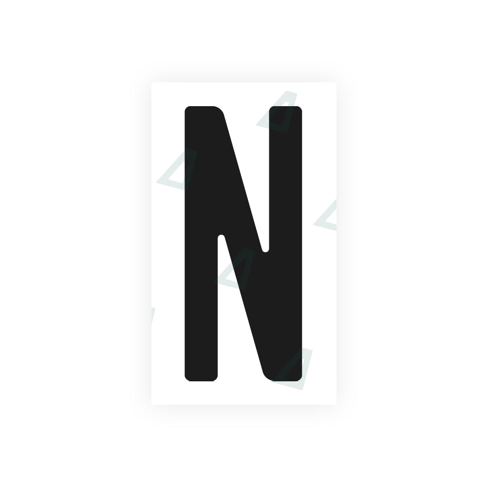 Nanofilm Ecoslick™ for AUS (Victoria) license plates - Symbol "N"