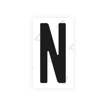 Nanofilm Ecoslick™ for AUS (Victoria) license plates - Symbol "N"