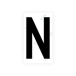 Nanofilm Ecoslick™ for greek license plates - Symbol "N"