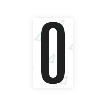 Nanofilm Ecoslick™ for US (Texas) license plates - Symbol "O"