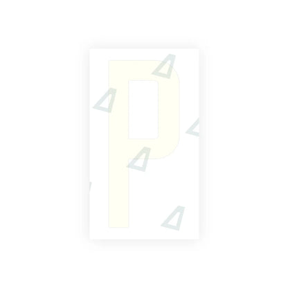 Nanofilm Ecoslick™ for US (South Dakota) Moto license plates - Symbol "P"