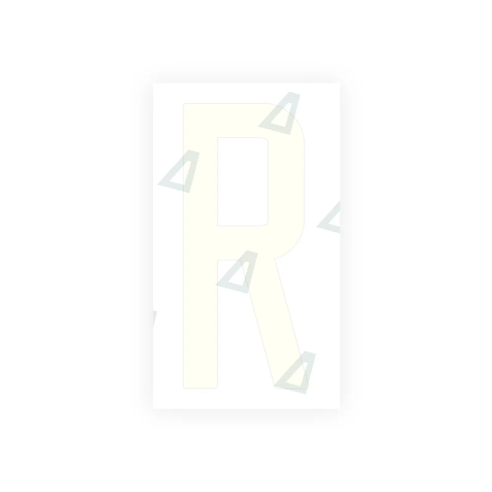 Nanofilm Ecoslick™ for US (South Dakota) Moto license plates - Symbol "R"