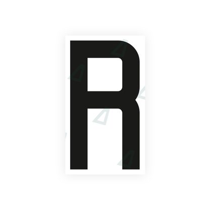 Nanofilm Ecoslick™ for french license plates - Symbol "R"