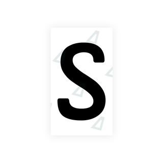 Nanofilm Ecoslick™ für deutsche Nummernschilder - Symbol "S"