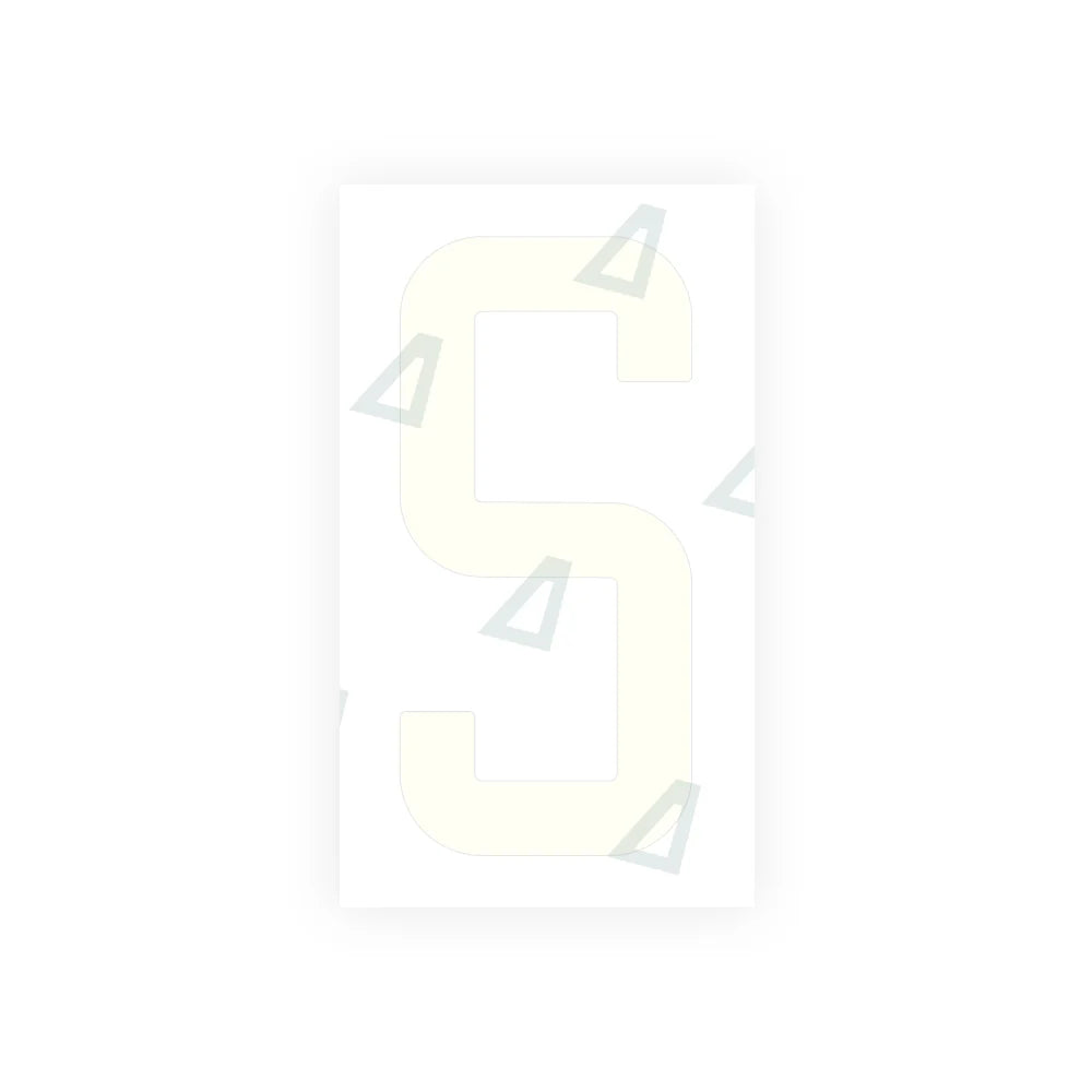 Nanofilm Ecoslick™ for US (South Dakota) Moto license plates - Symbol "S"