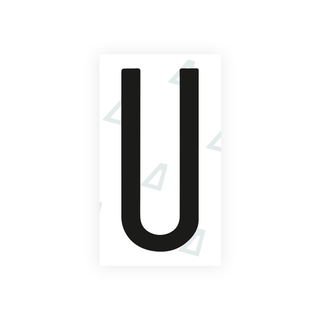 Nanofilm Ecoslick™ for mexican license plates - Symbol "U"