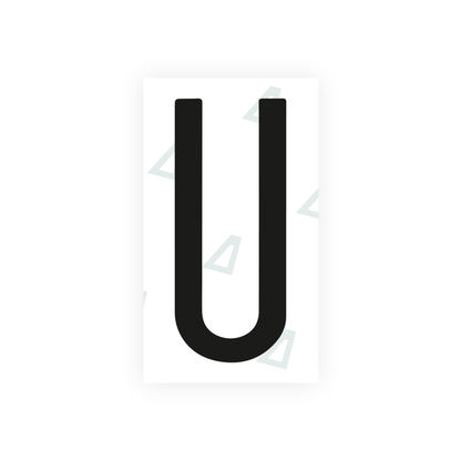 Nanofilm Ecoslick™ for mexican license plates - Symbol "U"