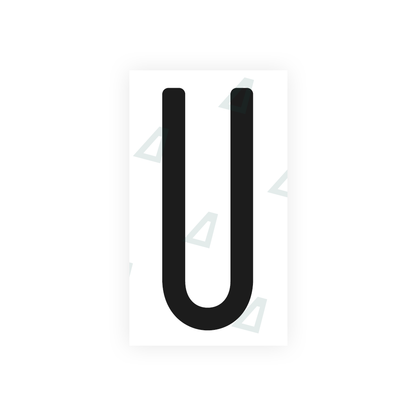 Nanofilm Ecoslick™ for CA (Ontario) license plates - Symbol "U"