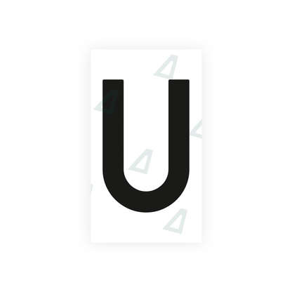 Nanofilm Ecoslick™ for dutch license plates - Symbol "U"