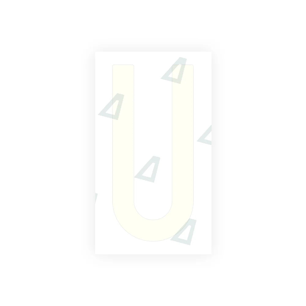 Alite Nanofilm for US (South Dakota) Moto license plates - Symbol "U" - Alite