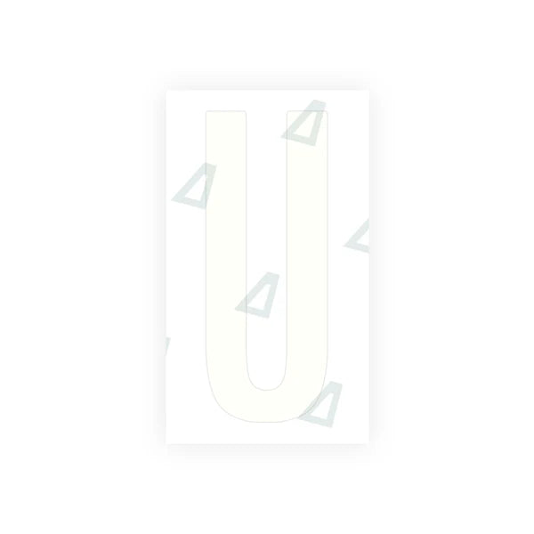 Nanofilm Ecoslick™ for US (Idaho) Moto license plates - Symbol "U"