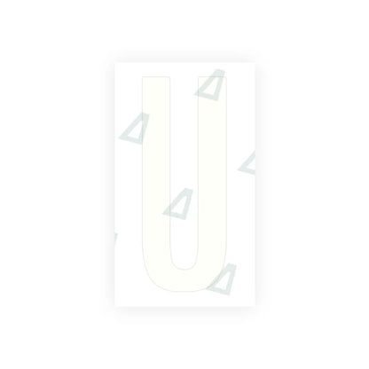 Nanofilm Ecoslick™ for US (Idaho) Moto license plates - Symbol "U"