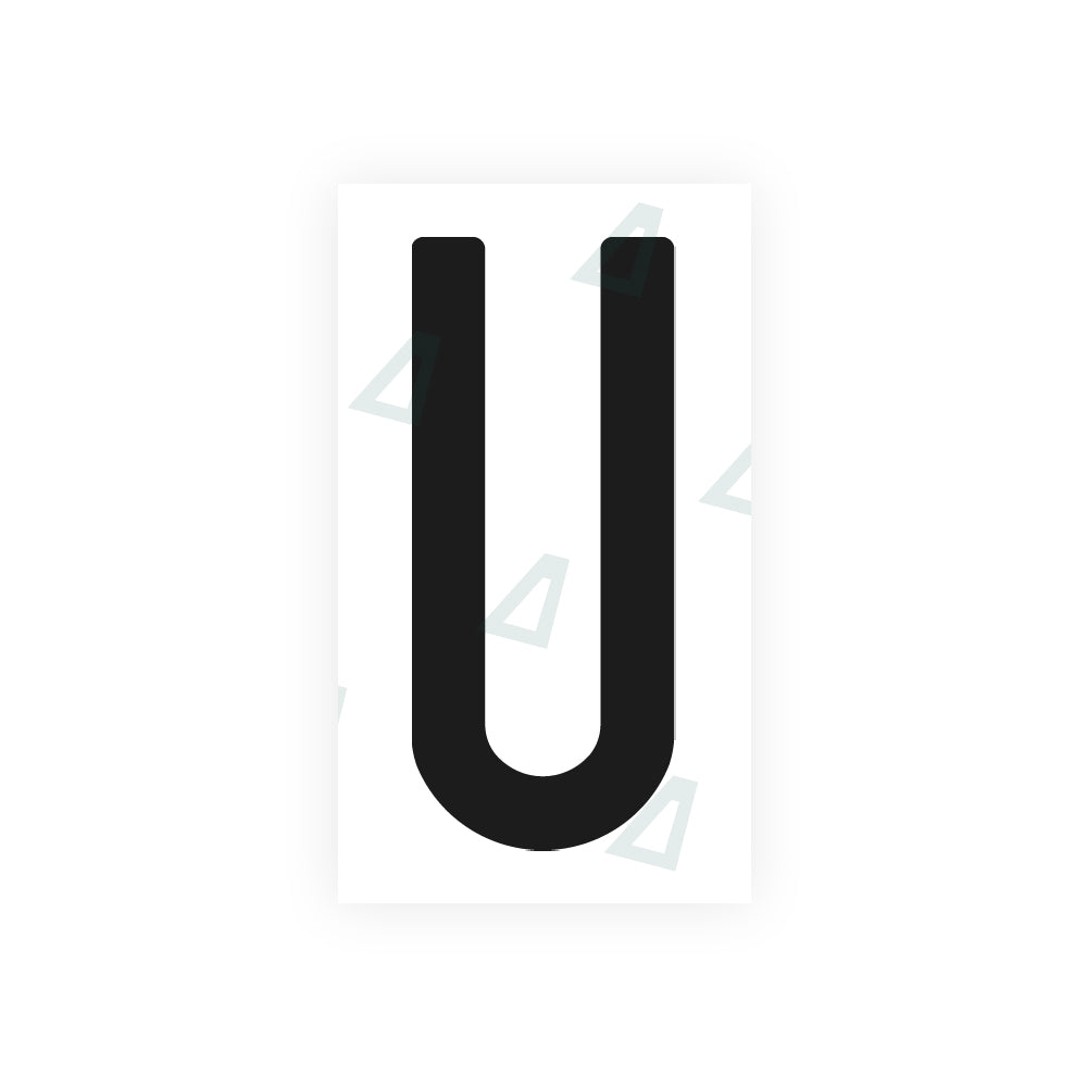 Nanofilm Ecoslick™ for AUS (Victoria) license plates - Symbol "U"