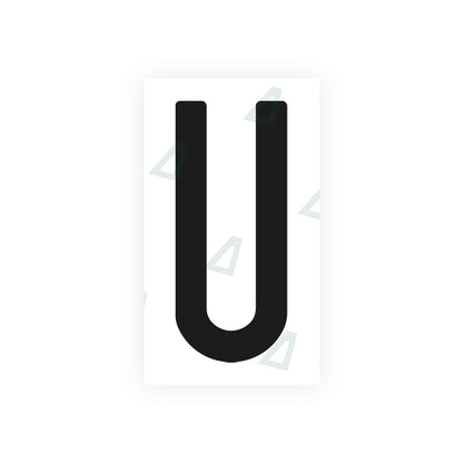 Nanofilm Ecoslick™ for AUS (Victoria) license plates - Symbol "U"