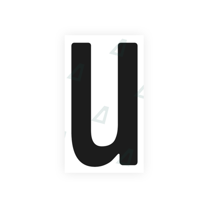 Nanofilm Ecoslick™ for german (standard) number plates - Symbol "U"