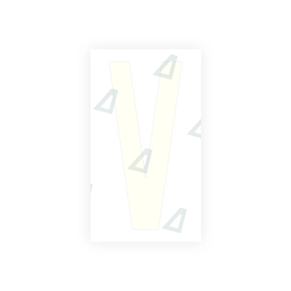 Nanofilm Ecoslick™ for US (South Dakota) Moto license plates - Symbol "V"