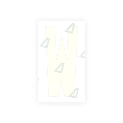 Nanofilm Ecoslick™ for US (South Dakota) Moto license plates - Symbol "W"