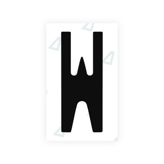 Nanofilm Ecoslick™ for mexican license plates - Symbol "W"