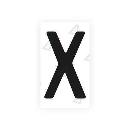 Nanofilm Ecoslick™ for argentina license plates - Symbol "X"