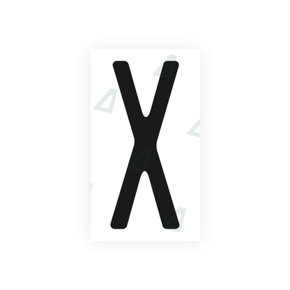 Nanofilm Ecoslick™ for US (Ohio 2013) license plates - Symbol "X"